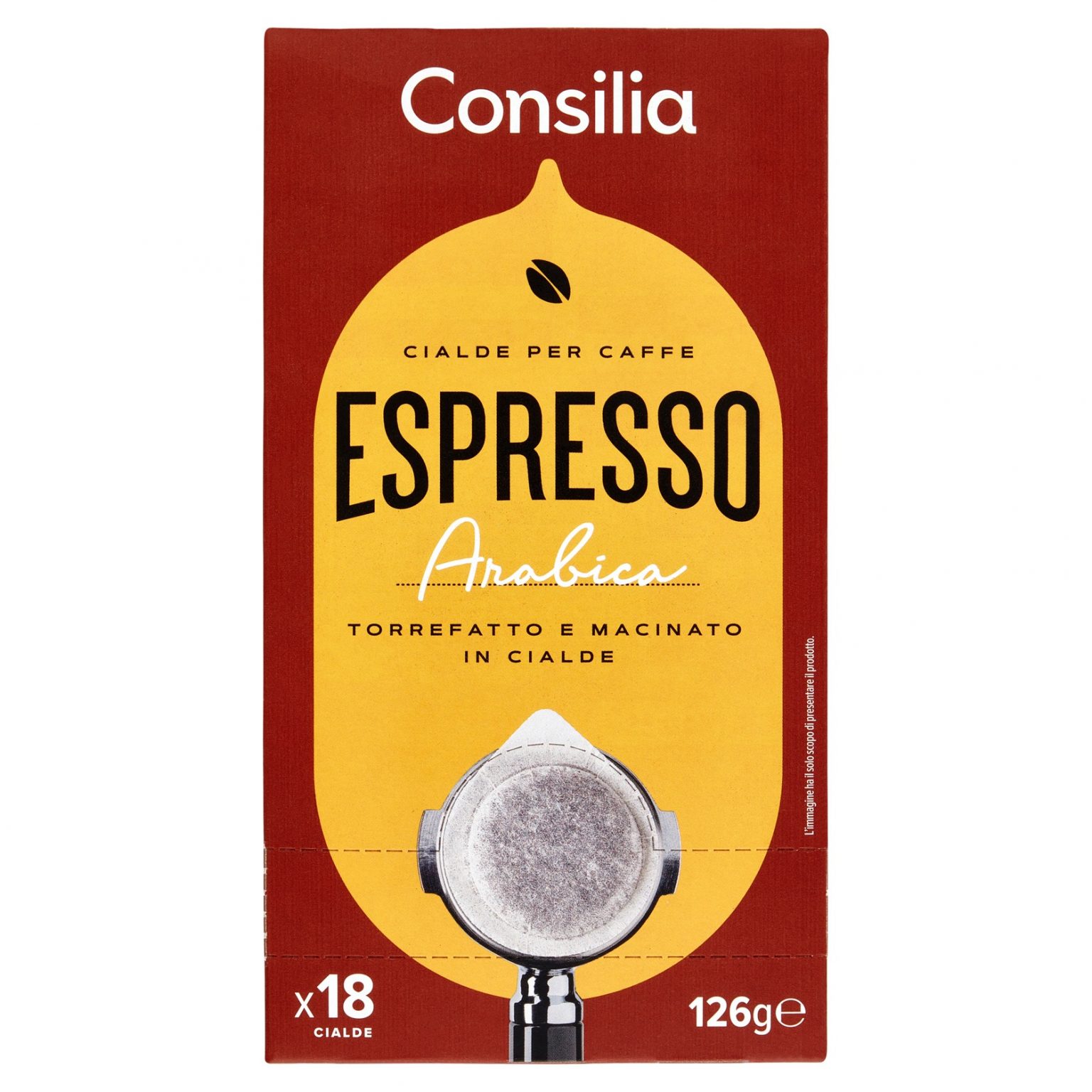 Cialda Caffè Espresso Arabica Consilia (18x7g)